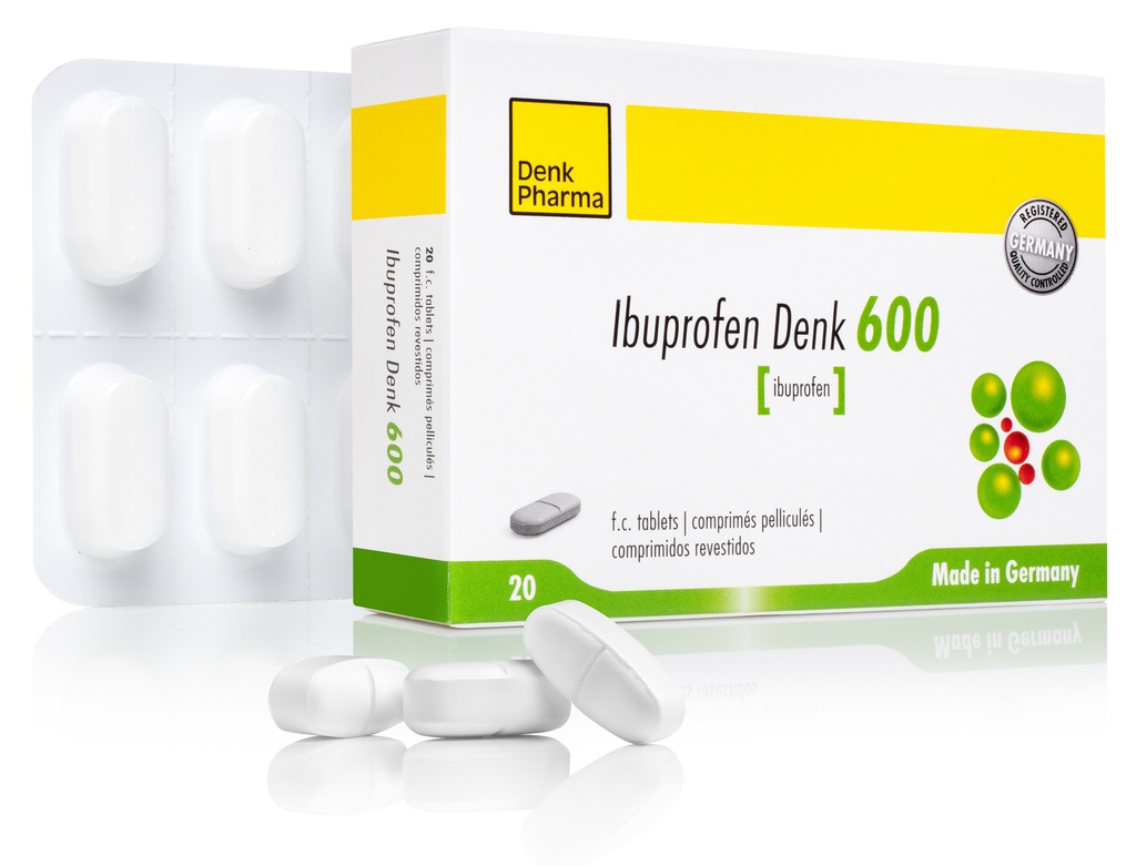Ибупрофен-Денк 600мг №20 Бүрхүүлтэй шахмал 