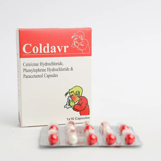 Колдавр 5мг+5мг+325мг №10 Капсул