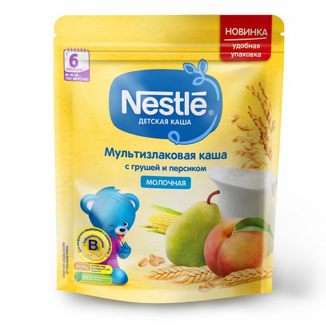 Нунтаг каш лийр тоор 6сар+ Nestle 220гр