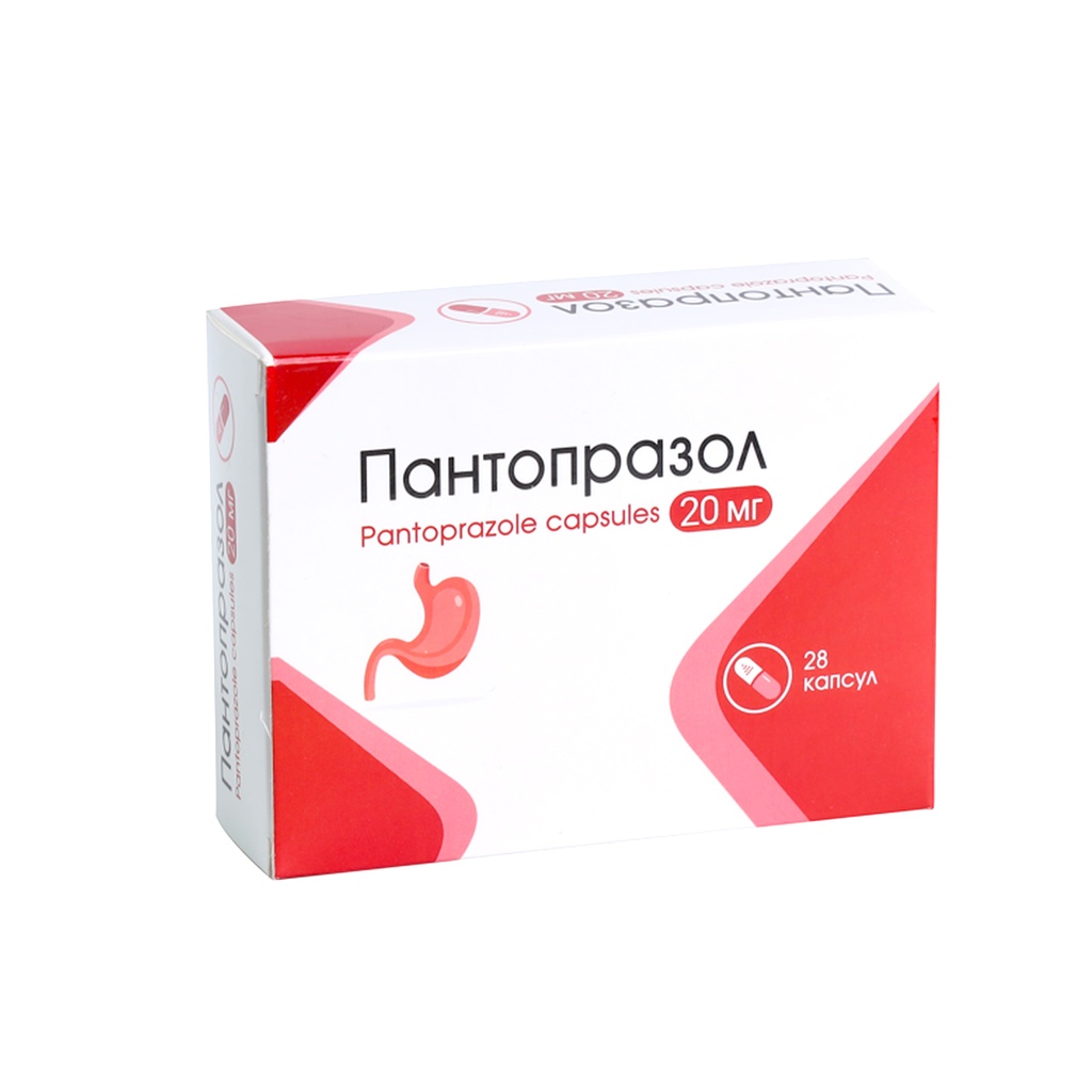 Пантопразол 20мг №28 Капсул