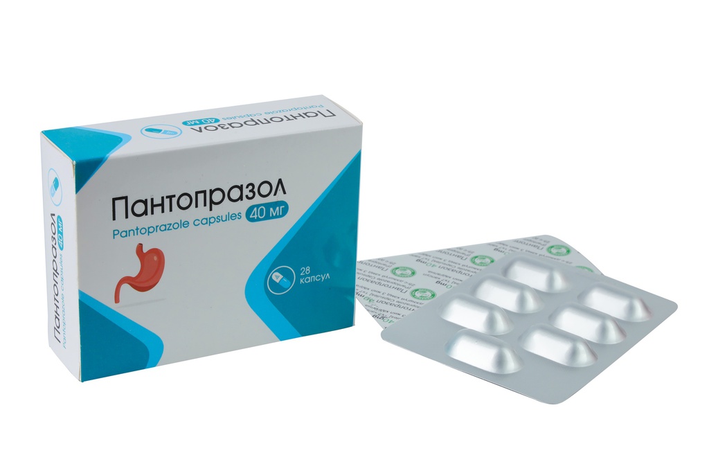 Пантопразол 40мг №28 Капсул