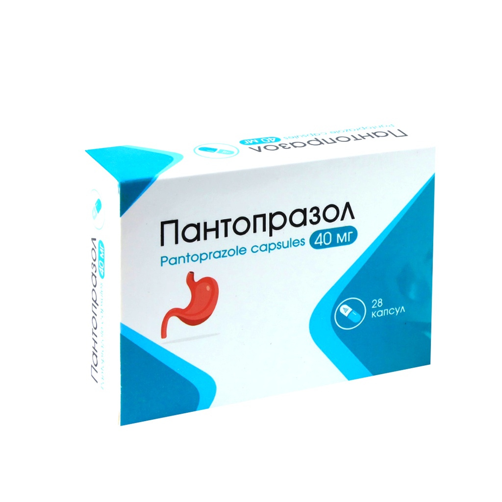 Пантопразол 40мг №28 Капсул