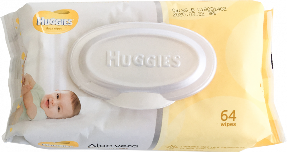 Сальфетка Нойтон Huggies Aloevera Yellow №64