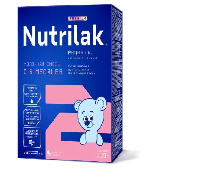 Сүү N2 Nutrilak 6-12сар 300гр №1