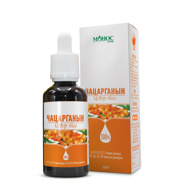 Чацарганы цэвэр тос 50мл №1