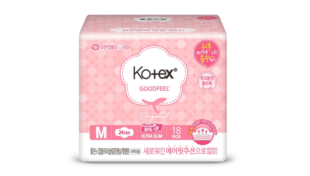 Ариун цэврийн хэрэглэл Kotex Goodfeel Ultra slim M 24см №18