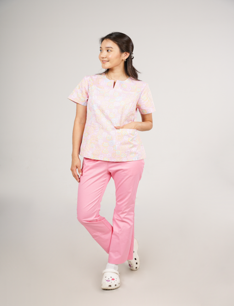 Мэс заслын хослол хээтэй ягаан №1 Эмэгтэй