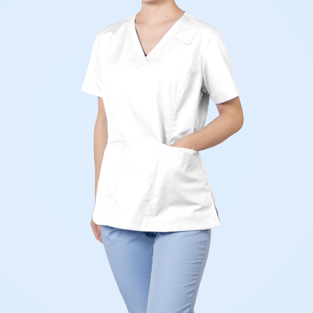 Мэс заслын хослол цагаан, цэнхэр өмдтэй №1 Эмэгтэй