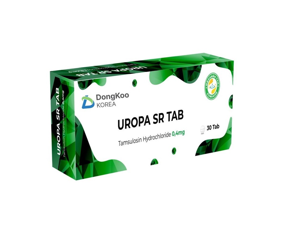 Уропа 0.4мг №30 Бүрхүүлтэй шахмал