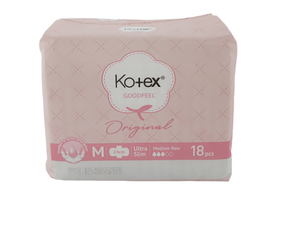 Ариун цэврийн хэрэглэл Kotex goodfeel silm wing 24 №18