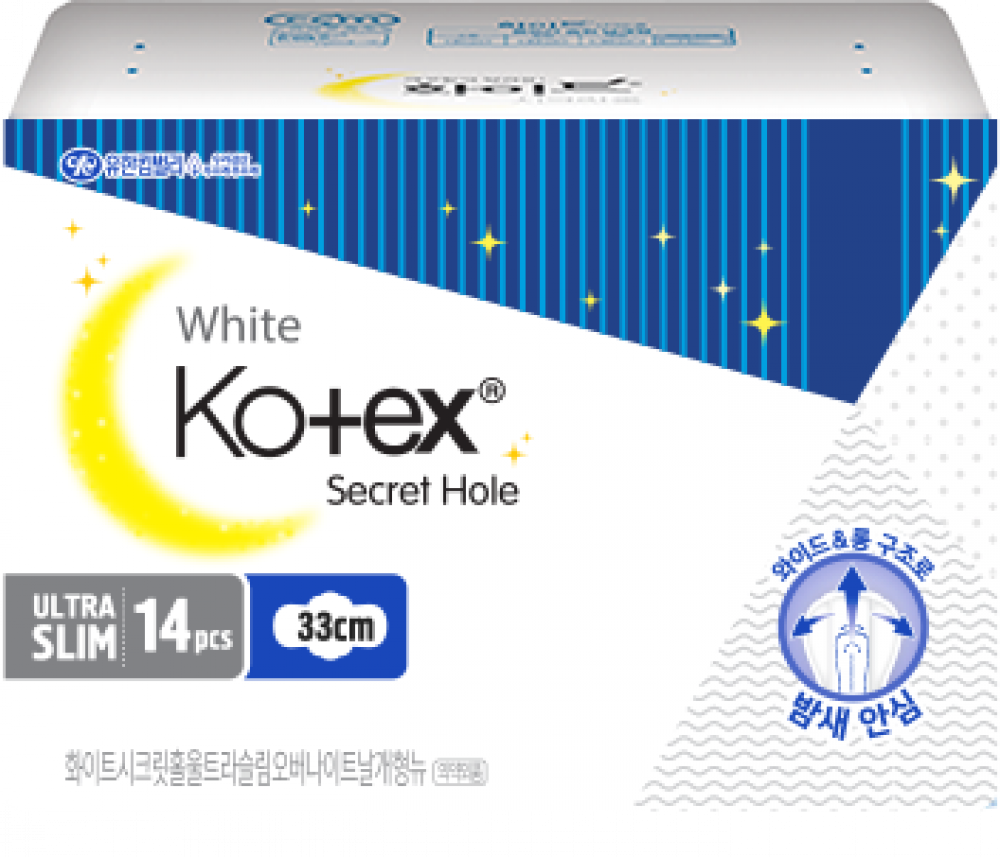 Ариун цэврийн хэрэглэл Kotex white C secret 33см №14