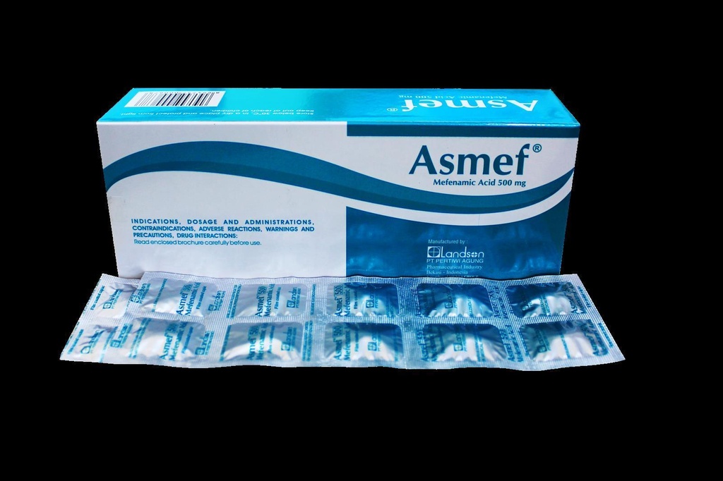 Асмеф 500мг №100 Бүрхүүлтэй шахмал 