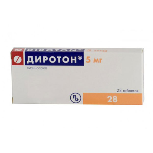 Диротон 5мг №28 Шахмал