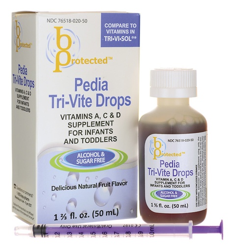 [106141] Педиа Три-Вайт Дропс 50мл - Bayshore Pharmaceuticals. LLC