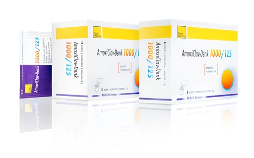 [103804] Амоксиклав-Денк 1000мг/125мг №8 Тунлагдсан нунтаг - Pencef Pharma GmbH
