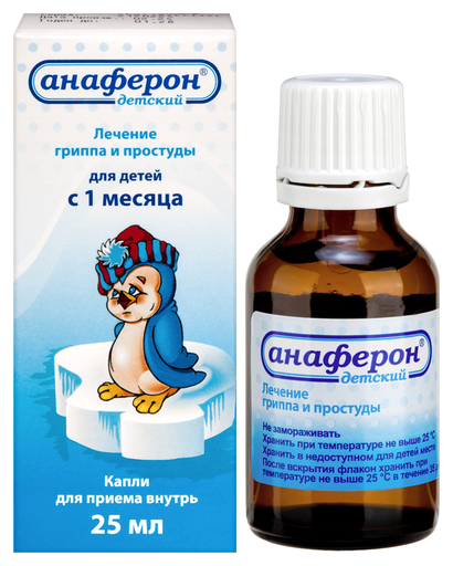 [106304] Анаферон  25мл №1 Ууж хэрэглэх дусал - Materia Medica Holding NPF LLC