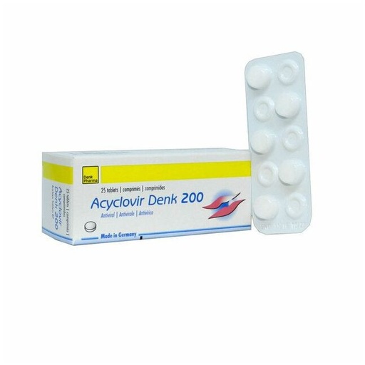[103868] Ацикловир-Денк 200мг №25  - Denk Pharma GmbH & Co.KG