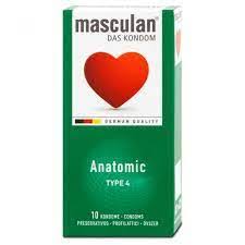[106443] Бэлгэвч Masculan-4 №10/анатомик/