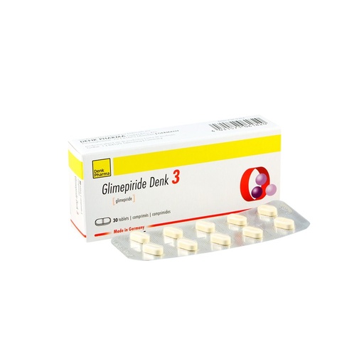 [104095] Глимепирид Денк 3мг №30 Шахмал - Denk Pharma
