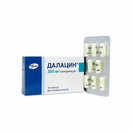[104131] Далацин Ц 300мг №16 Капсул - Fareva Amboise