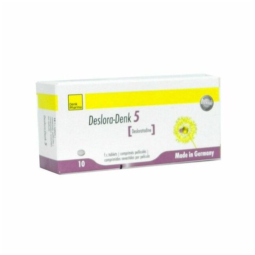 [104158] Деслора Денк 5мг №10 Бүрхүүлтэй шахмал  - Denk Pharma