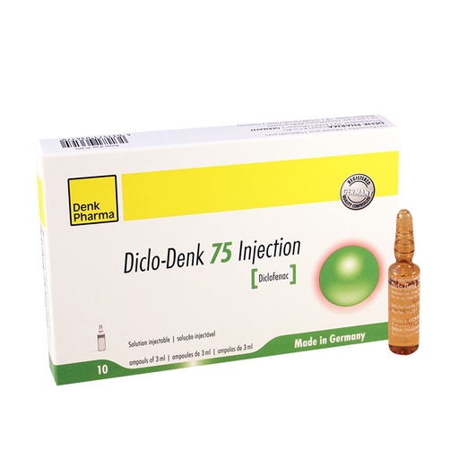 [104172] Дикло-Денк 75мг/3мл №10 Тарилгын уусмал - Haupt Pharma Wulfing GmbH