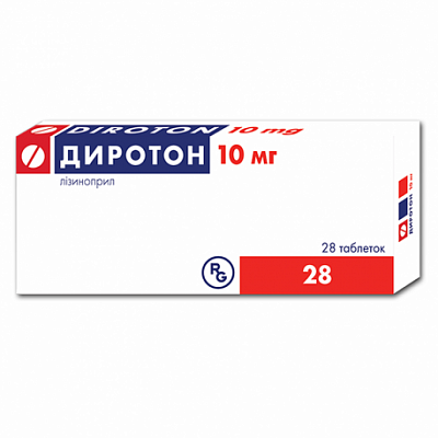 [104187] Диротон 10мг №28 Шахмал