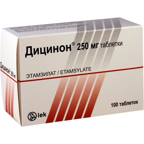 [104191] Дицинон 250мг №100 Шахмал Lek