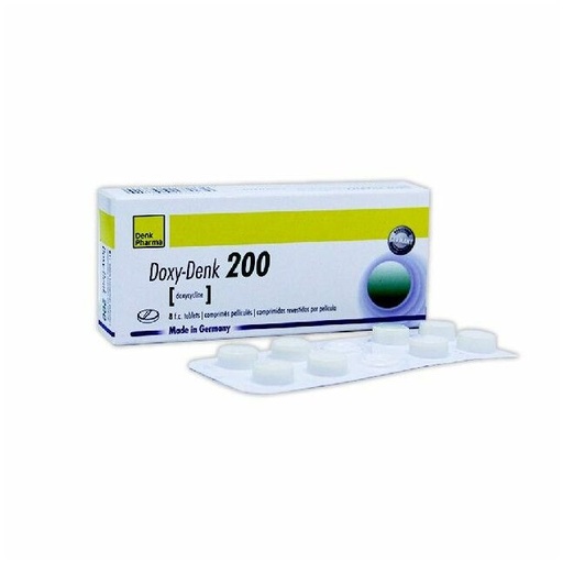 [104195] Докси-Денк 200мг №8 Бүрхүүлтэй шахмал - Denk Pharma