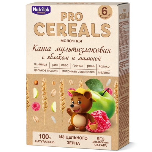 [503084] Каш Nutrilak Алим, бөөрөлзгөнө, эслэг, үр тариа +6сар 200гр №1