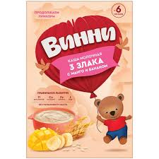 [503098] Каш Винни манго гадил 3 төрлийн үр тариа +6сар 200гр №1