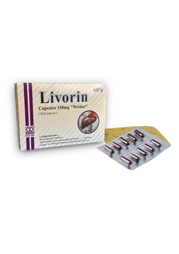 [104463] Ливорин 150мг Капсул №60 - Weidar Chem. & Pharm. Co.,Ltd
