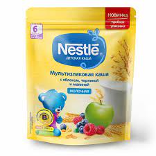 [502282] Нунтаг каш алим нэрс бөөрөлзгөнө 6сар+ Nestle 220гр