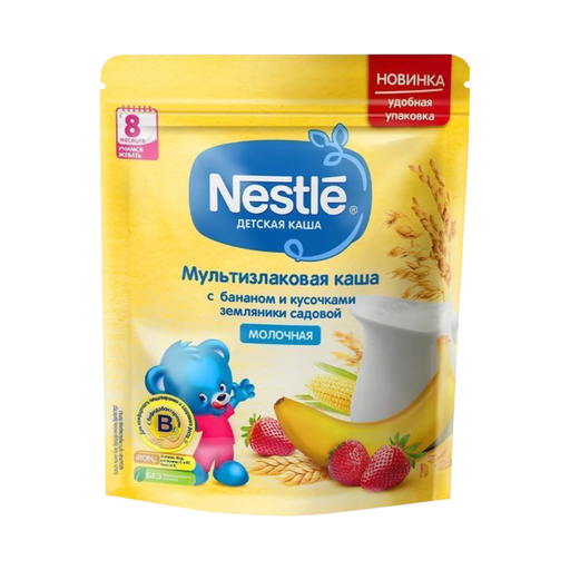 [502285] Нунтаг каш гадил гүзээлзгэнэ үр тариа 8сар+ Nestle 220гр