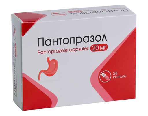 [105840] Пантопразол 20мг №28 Капсул - Мөнхийн тун ХХК