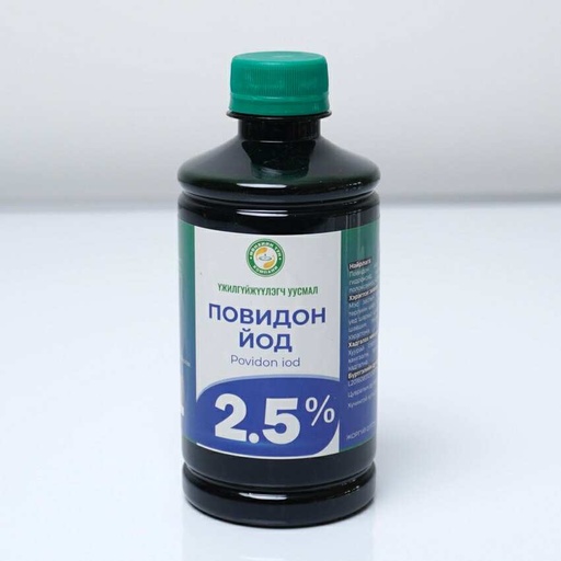 [302525] Повидон иод 2.5%-300мл №1 шингэн - Мөнхийн тун ХХК