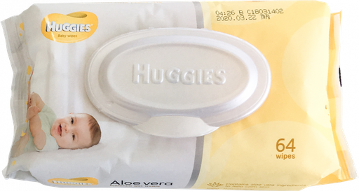 [501635] Сальфетка Нойтон Huggies Aloevera Yellow №64