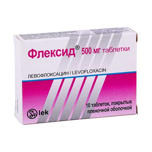 [105109] Флексид 500мг №10 Бүрхүүлтэй шахмал - Lek Pharmaceuticals d.d