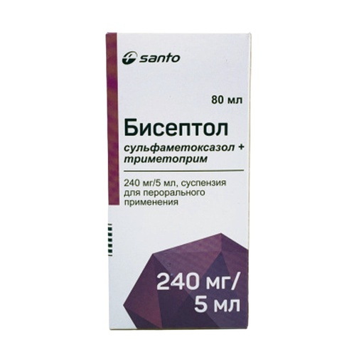 [107588] Бисептол 80мл №1 Ууж хэрэглэх хөвмөл - Pharmaceutical works polpharma S.A. medana branch in sieradz